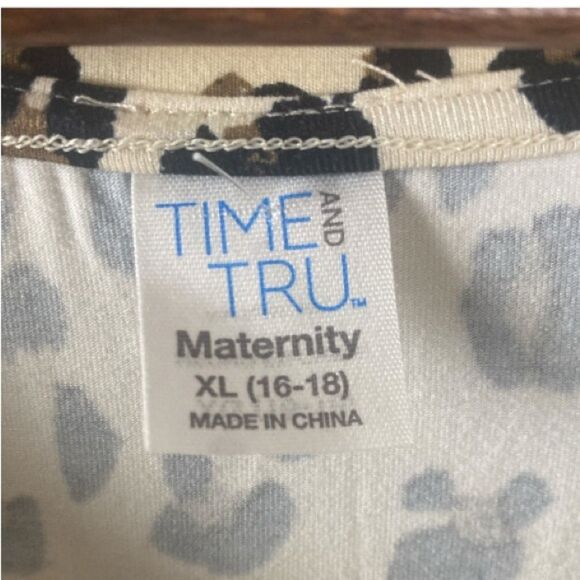 Time And Tru Leopard Print Women's Dress //XL - Picture 6 of 9